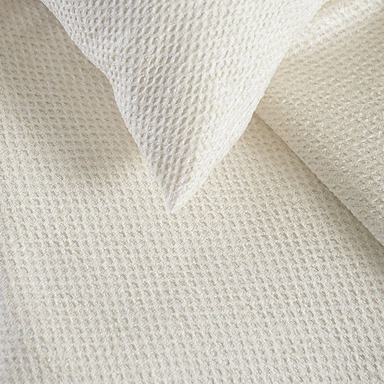 Rythmos Decorative Pillowcase Calhua 100% Cotton Olive Green 40x40cm
