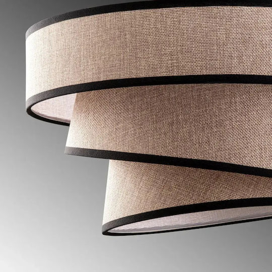 Opviq Stage Chandelier Висяща Кафява Лампа с Фасунга E27 10x10x30 см