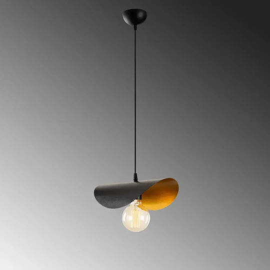 Opviq Sivani Black Pendant Light for 30 E27 Bulbs 9 cm
