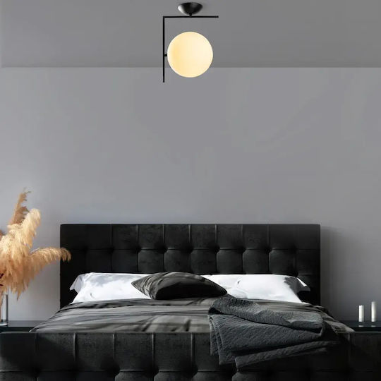 Opviq Luminar Pendul Negru cu Soclu G9 30x25x43 cm