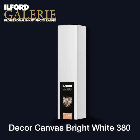 Ilford Galerie Décor Bright White Canvas Printing 380 G 111.8 Cm × 15 M
