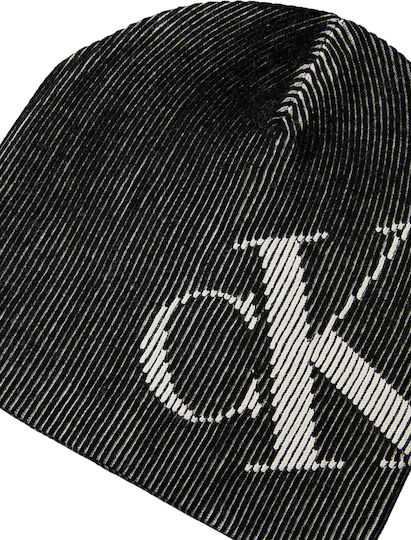 Beanie Men's Knitted Beanie in Black