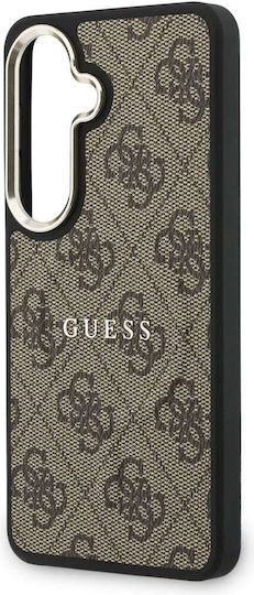 Guess Leder 4G Geprägtes Ring Classic Logo MagSafe Guhms26fep4msegw Samsung Galaxy S26 Fe Braun