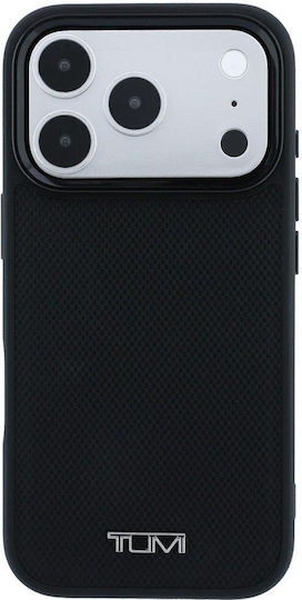 Tumi Leather Ballistic Pattern Magsafe Case Iphone 18 Pro Max 17 Pro Max Black Tuhmp18xrbak