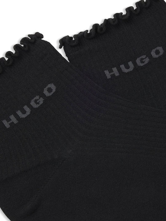 Hugo Lettuce Cc Women's Black Socks 2Pack