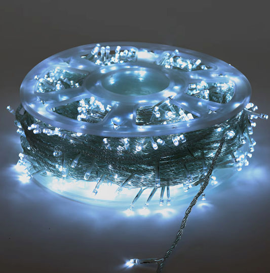 140 Λαμπάκια LED 50μ. Ψυχρό Λευκό σε Σειρά