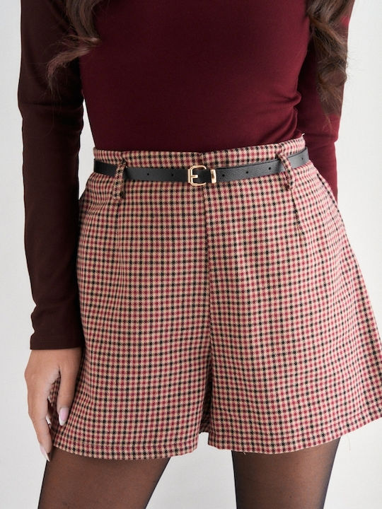 Women's Burgundy Shorts