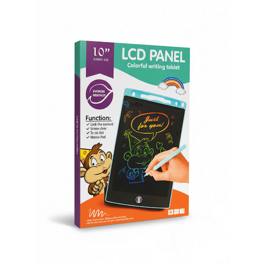 Interactive Drawing Tablet 10" Lcd Screen – Colorful Writing Drawing Quick Erase Function