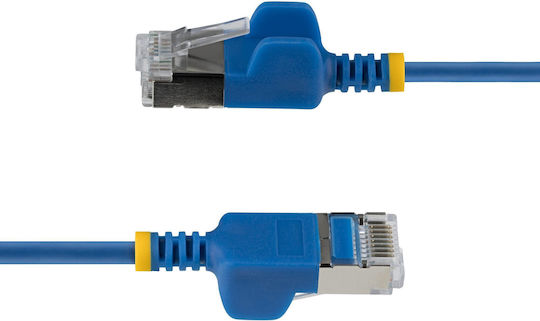 StarTech Flat U/UTP Cat.6a (Gigabit) Ethernet Network Cable 0.15m Black 10 Pieces
