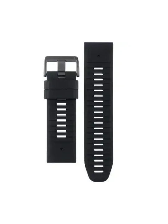 Garmin Λουράκι Σιλικόνης Μαύρο (Fenix 3 / 5X / 5X Plus / 6X / 6X Pro / 7X / 7X Pro / 8 (51mm))