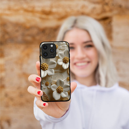 Sonique 3D Flower Series Case for Google Pixel 11 Pro XL 5G White