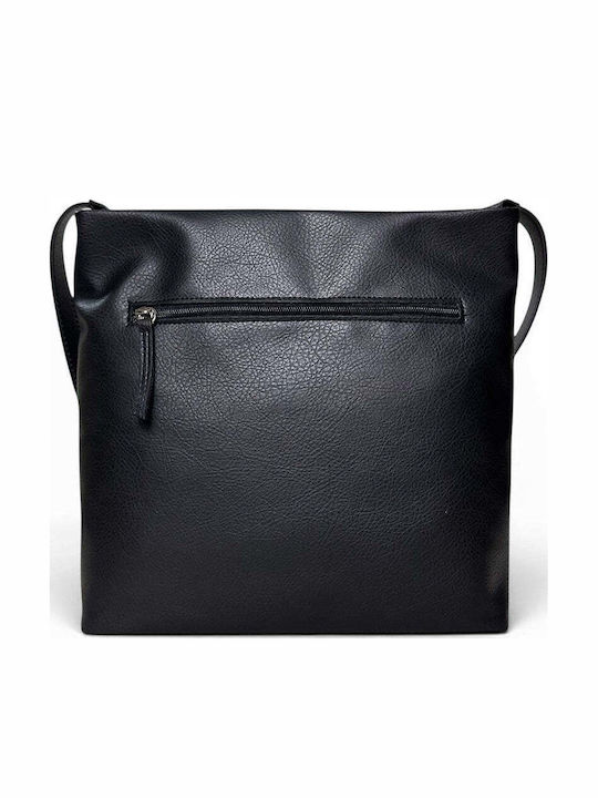 Damen-Crossbodytasche Messenger Tie Schwarz