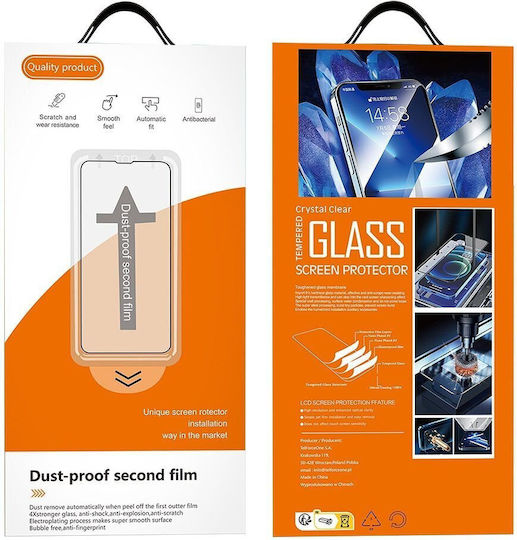 Tfo Staubfreies Gehärtetes Glas Easy Fit für iPhone 14 Pro Max/15 Plus/16 Plus