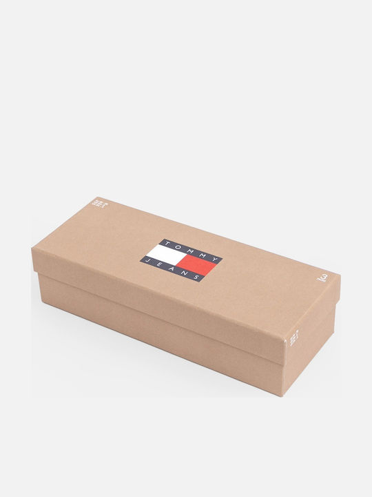 Tommy Hilfiger Мъжки чорапи в бордо, бяло и синьо 3Pack