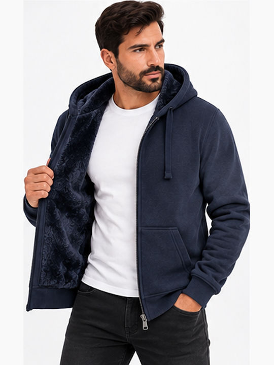 Dark Blue Hooded Sweatshirt