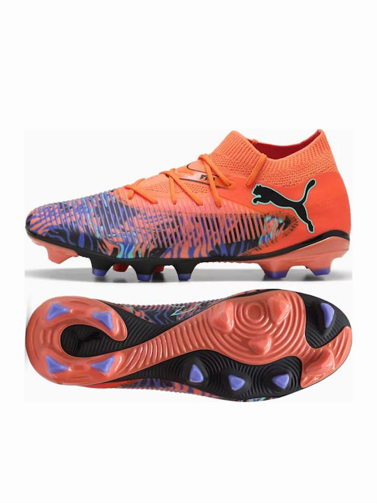 Future 8 Match FG/AG Football Shoes with Cleats Orange