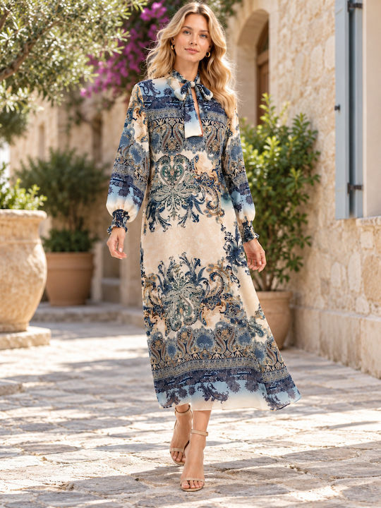 Maxi Φόρεμα Μπλε