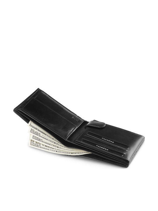 Кожен Мъжки Портфейл с RFID Черен