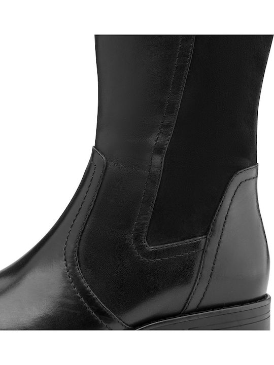 Leather Women's Riding Boots Black