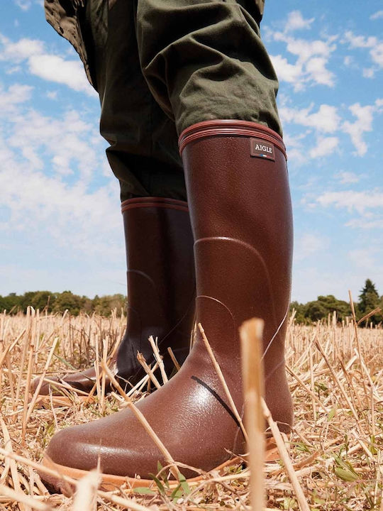 Aigle Sicherheitsgummistiefel für die Arbeit, kniehoch mit Fell Aigle Sicherheitsgummistiefel für die Arbeit, kniehoch mit Fell