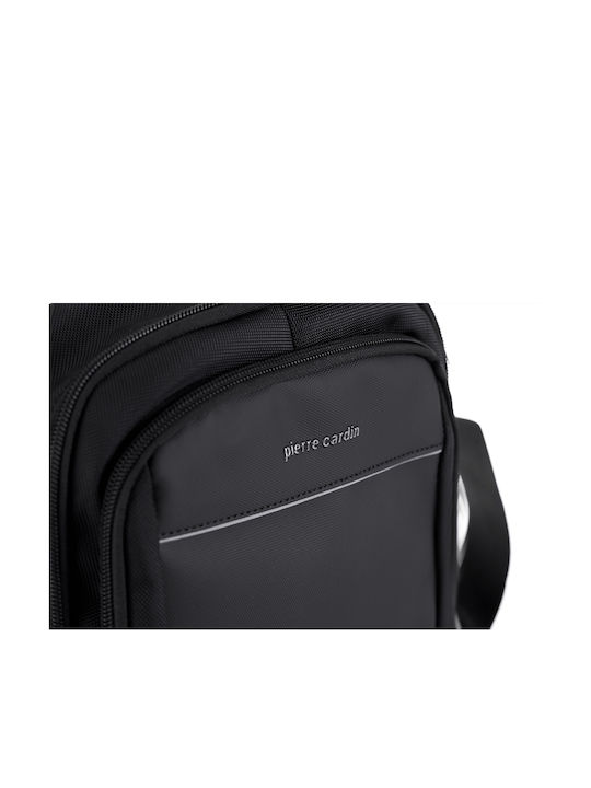 Herren Schulter / Crossbody Tasche Schwarz