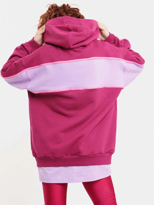Women's Hooded Sweatshirt Burgundy