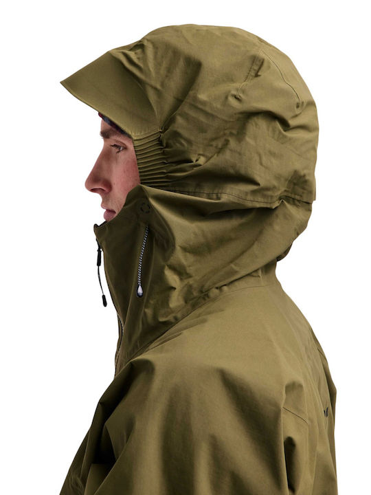 Burton Cyclic 307631-E7N Ανδρικό Μπουφάν Gore-Tex για Σκι & Snowboard Πράσινο