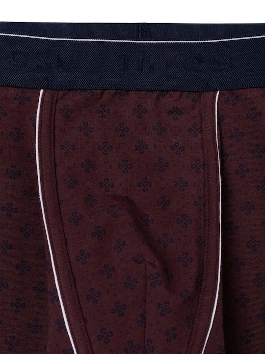 Men's Brown Printed Boxer Shorts