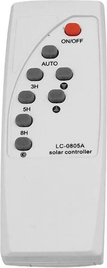 GloboStar Wasserdichter Solar-LED-Strahler 25 W Kaltweiß 6000 K mit Fernbedienung IP65