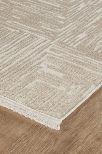 Conceptum Hypnose Marla Wohnzimmer Teppich Rechteckig Beigekrem 60x100cm