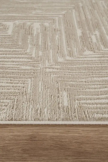 Conceptum Hypnose Marla Wohnzimmer Teppich Rechteckig Beigekrem 60x100cm