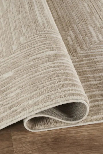 Conceptum Hypnose Marla Wohnzimmer Teppich Rechteckig Beigekrem 60x100cm