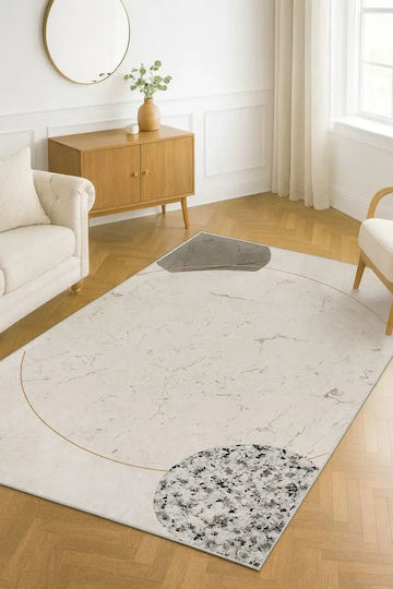 Conceptum Hypnose Conceptum Hypnose Rectangular Rug Ecru 80x140cm Conceptum Hypnose Conceptum Hypnose Rectangular Rug Ecru 80x140cm