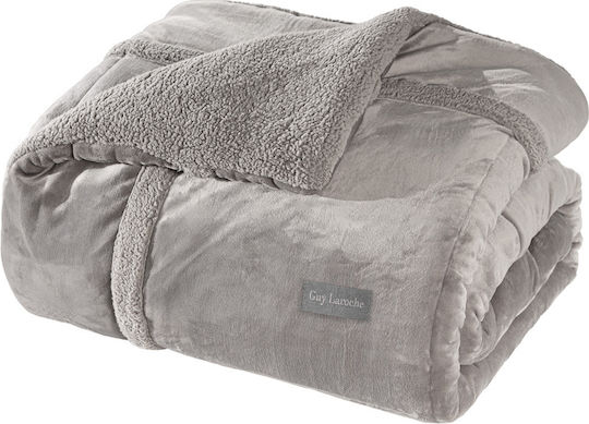 Guy Laroche Double Sherpa Comforter 220x240 cm Beige