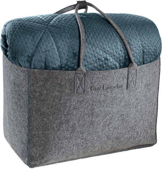 Guy Laroche Prellude Green Sherpa Comforter, Semi-Double, 180 x 240 cm