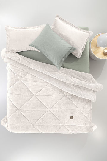 Guy Laroche Semi-Double Sherpa Comforter 180x240cm Prellude 112