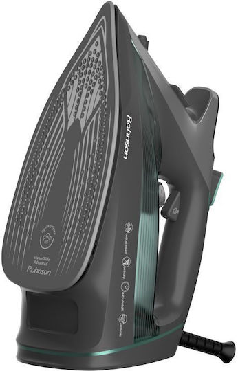 Steam Iron 3050W with Ceramic Soleplate and Continuous Steam Output 40g/min