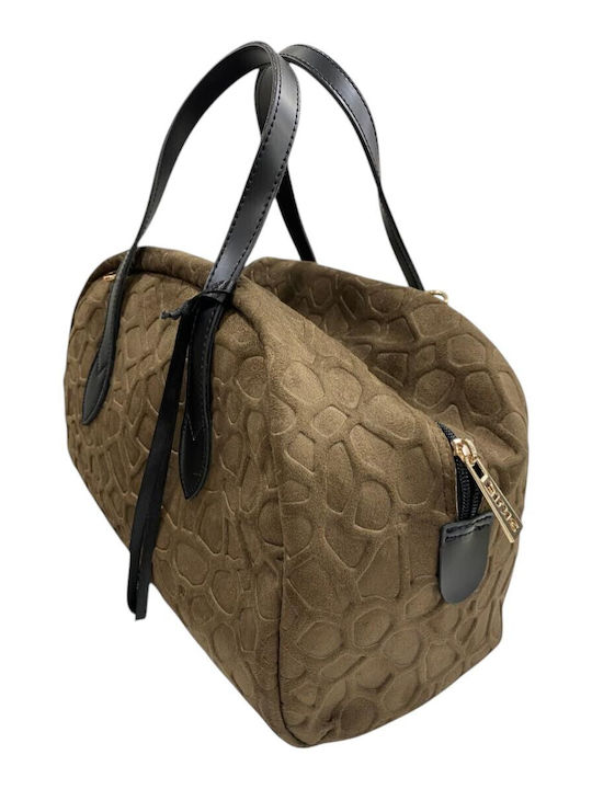 Damenhandtasche / Schultertasche Braun