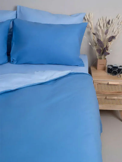 Sunshine Menta Double Bed Sheets Set 200x250cm Menta 202 4 Pieces