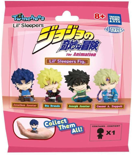 Jojo´s Bizarre Adventure Twinchees Lil´sleepers Mini Figures 5cm Size Blind Pack Display Set 24 Pieces
