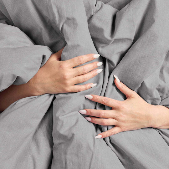 Das Home 5452 Double Bed Sheet 240x260cm Grey