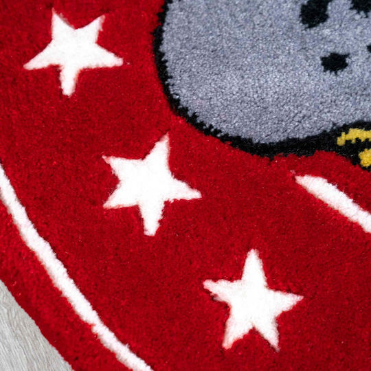 American Socks Wildcat Handmade Non-Slip Round Rug Wildcat Rug Ø100cm