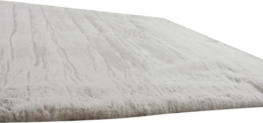 Polcarpet Rabbit Ivory 80 Teppich Rechteckig Pelzige Ivory