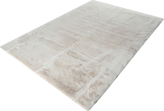 Polcarpet Rabbit Wohnzimmer Teppich Rund Pelzige Ecru 160cm