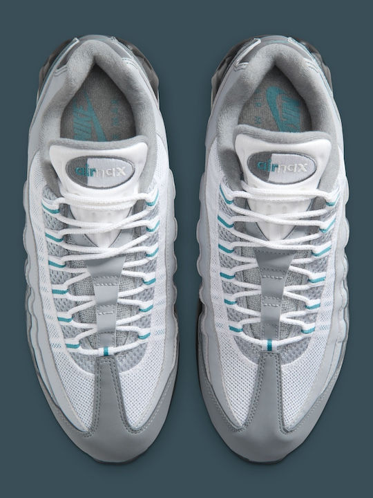 Air Max 95 Big Bubble Herren-Sneakers Cool Grey Mineral Teal