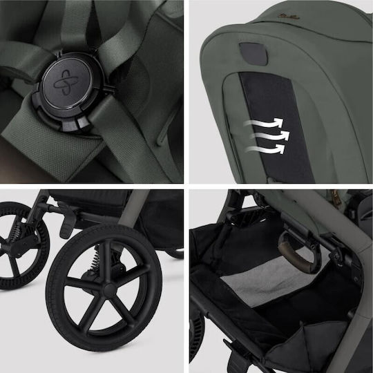 Breez Reversible Baby Stroller Suitable for Newborn Pewter 10.5kg