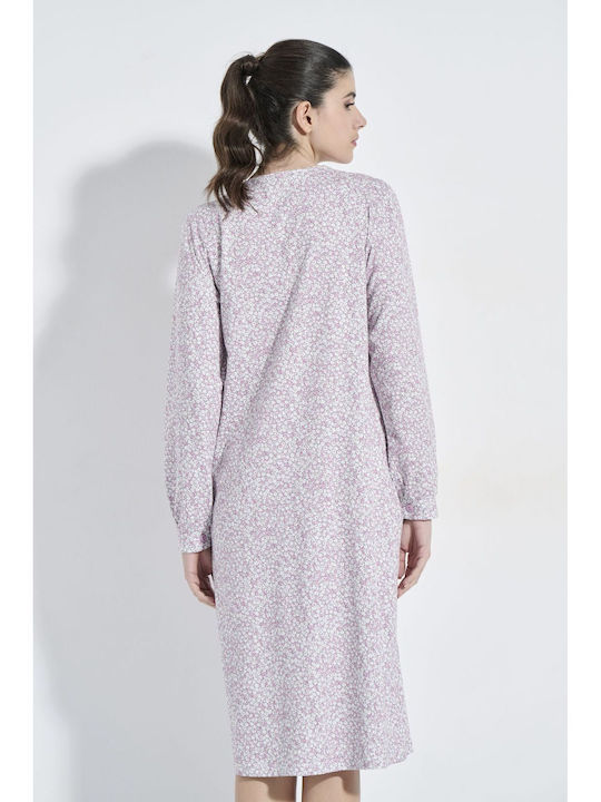 Jeannette Lingerie Winter Women's Nightgown Purple