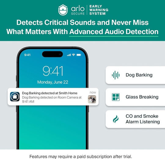 Arlo Essential 2 Wireless Camera IP 4MP Monitoring System