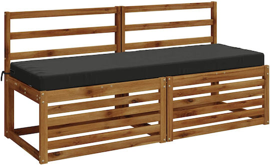vidaXL Gartenbankkissen Soest Anthrazit 2 Stück 50 x 150 cm