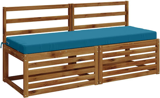 vidaXL Pernă pentru Bancă de Grădină Soest Albastru Deschis 2 Buc. 50x150 cm